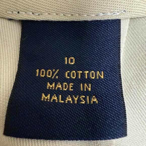 BROOKS BROTHERS Women's EUC Advantage Chino Lt. Tan | Size 10 - Picture 8 of 9